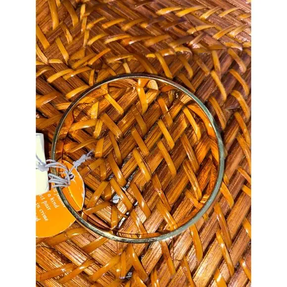 Kate Spade Bridesmaid Idiom Bangle Bracelet Gold Tone Engraved NWT Nordstrom - Picture 3 of 9